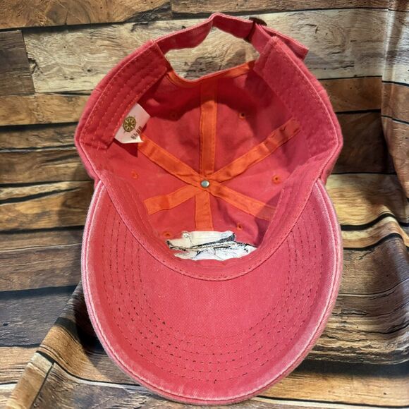 Cozumel Mexico Red Hat Adjustable Strapback Cap Club Cabo Fishing Marlin Hooks - Picture 6 of 8